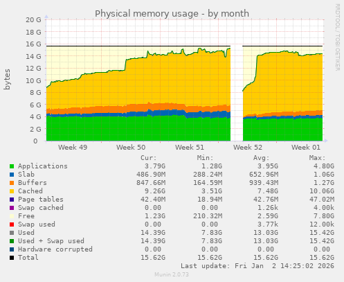 Physical memory usage